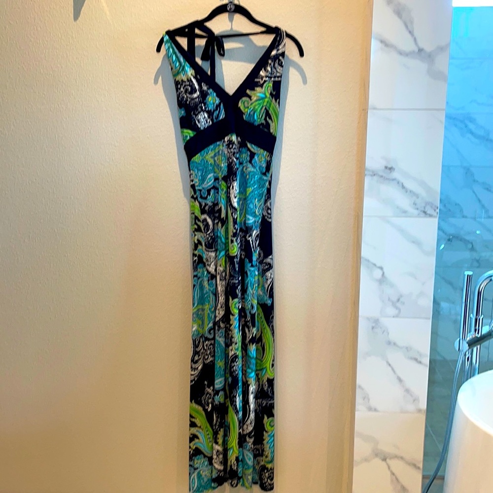 Open back maxi dress